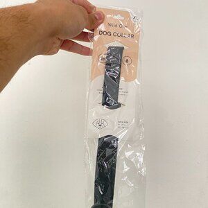 Wild One Dog Collar Size Extra Large Black